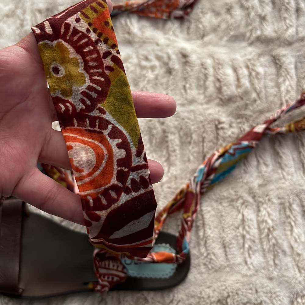 HUGO BOSS WRAP UP SANDALS. - Picture 8 of 8